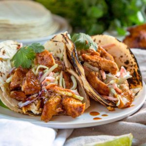 Tangy Marinated Chicken Tacos